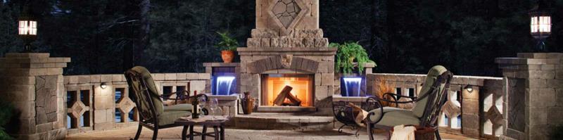 MASS Outdoor Fireplace & Fire Pit Construction in Massachusetts.